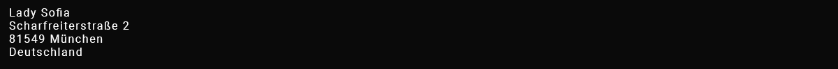 Anschrift Lady Sophia